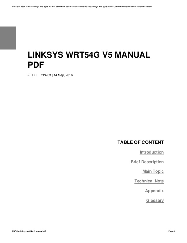 Linksys Wrt54gc Manual